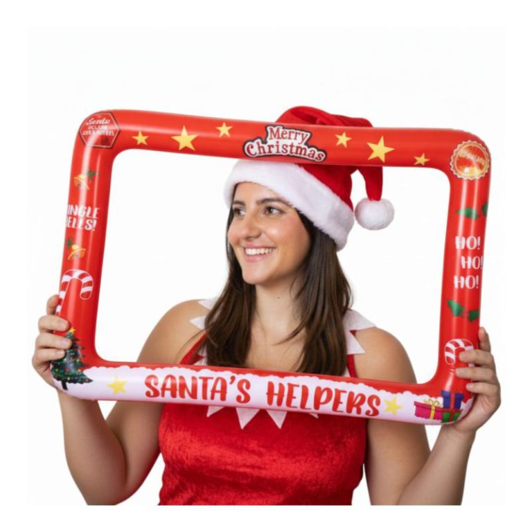 Red Christmas Photo Frame & Santa Hat from Debenhams