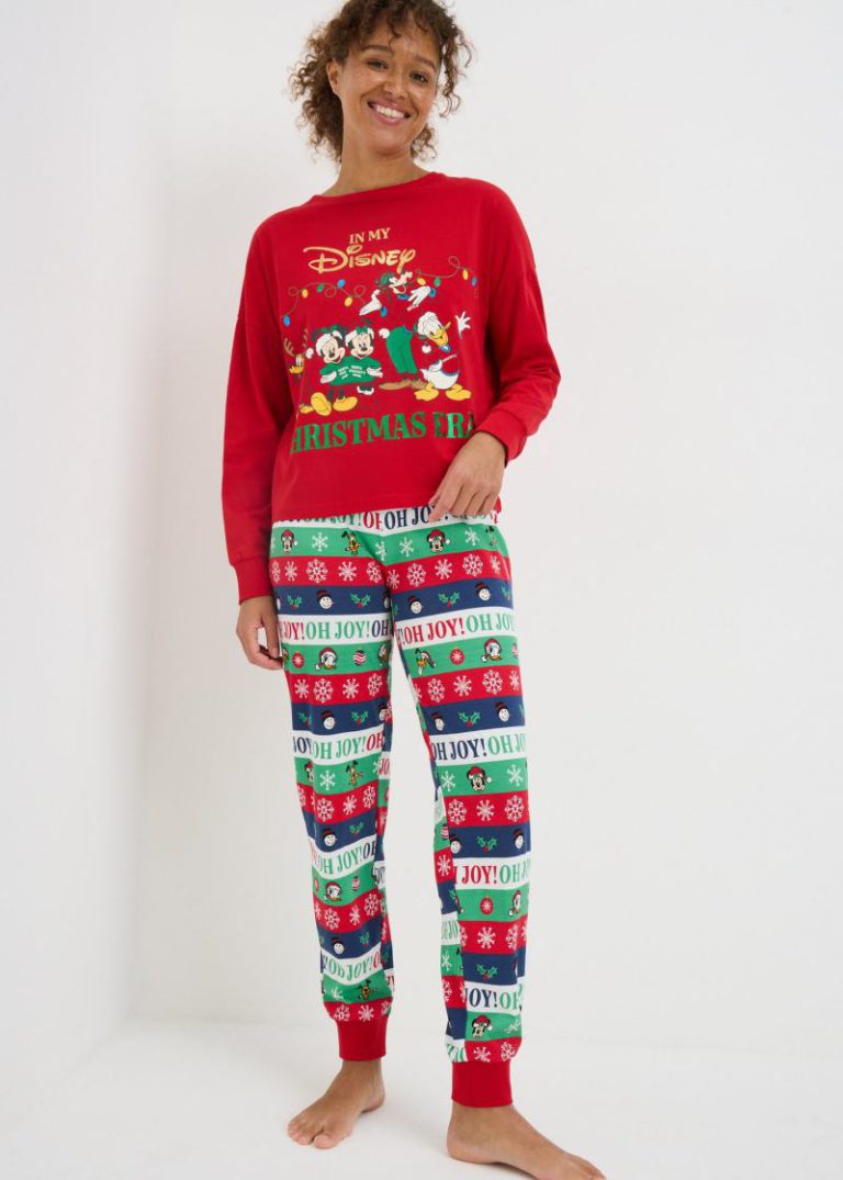 Red Disney Mickey & Friends Christmas Matching Family Pyjama Set Extra small from Matalan