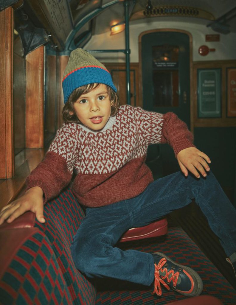 Relaxed Fair Isle Jumper in Auburn Melange Christmas jumper from Boden