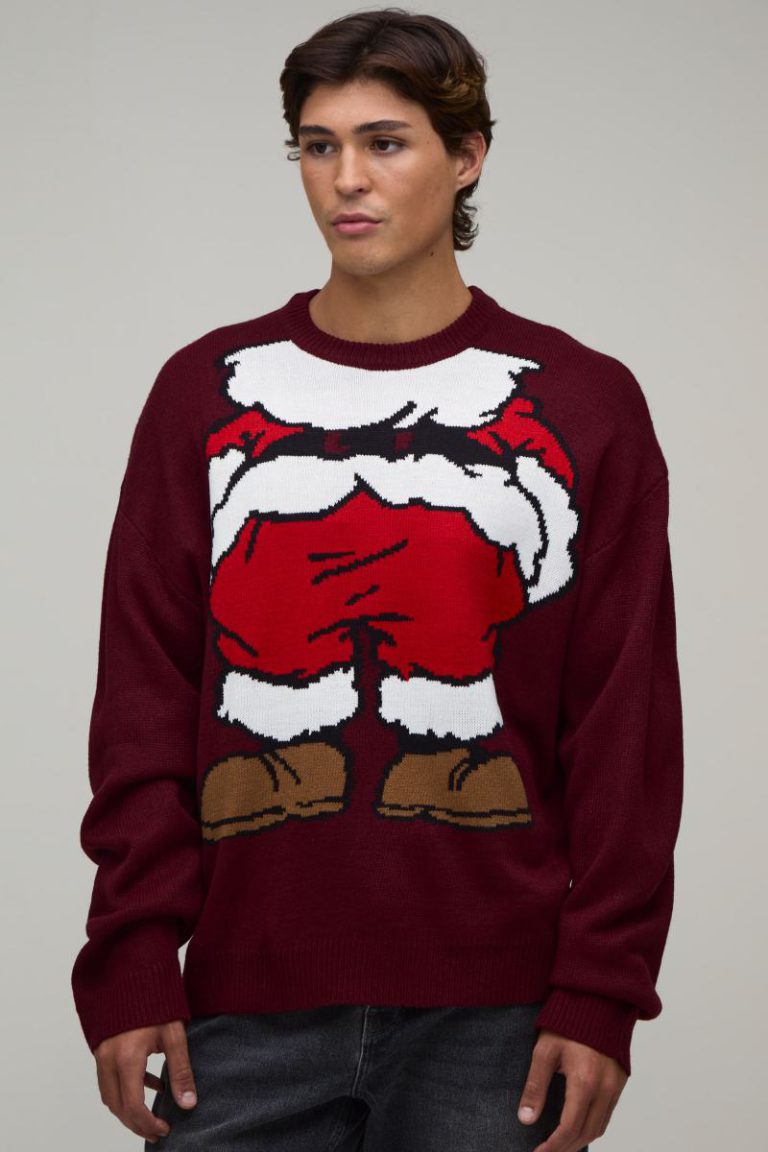 Relaxed Fit Novelty Knitted Christmas Jumper from Debenhams