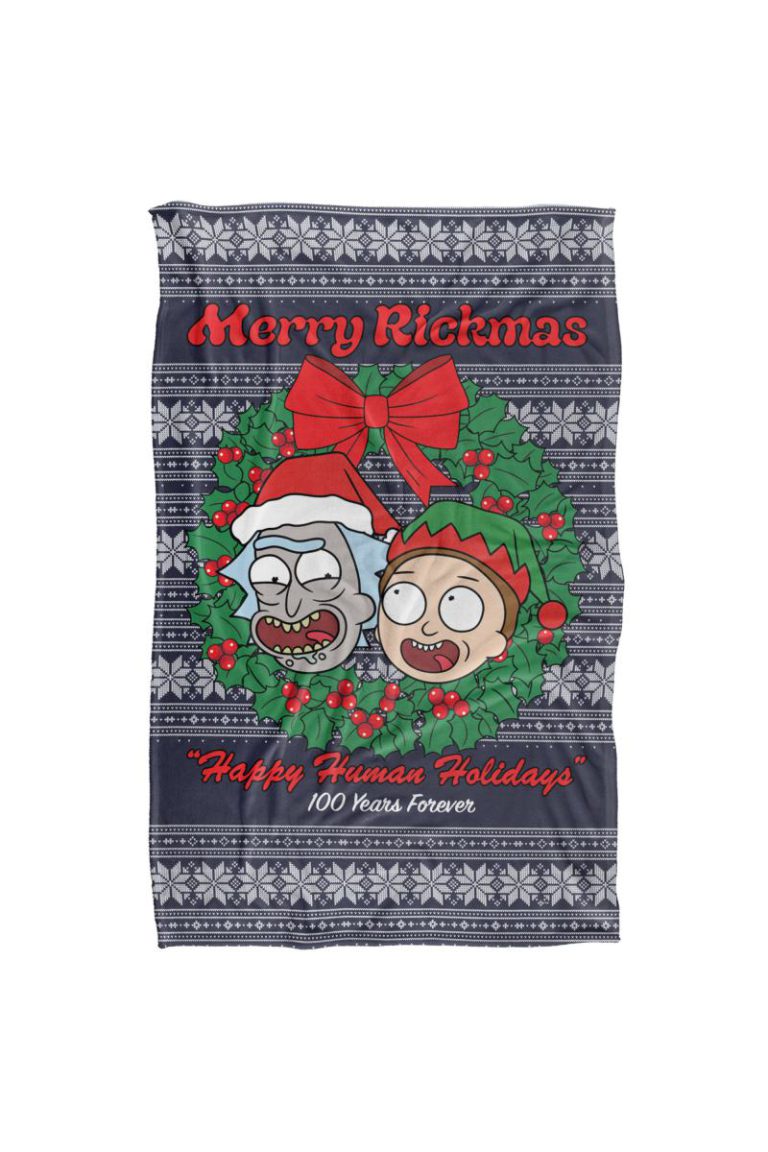 Rick And Morty Merry Rickmas Ugly Christmas Sweater Silky Touch Super from Debenhams