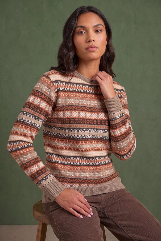 Roman Rust Fairisle Soft Knit Jumper Christmas jumper from Matalan