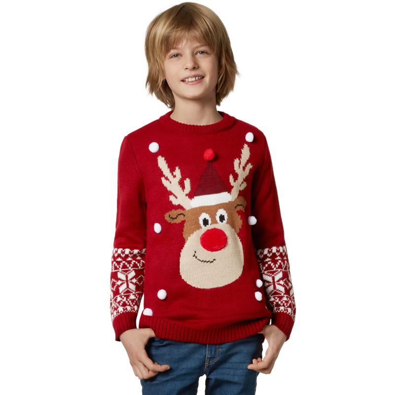 Rudy Reindeer Kids' Christmas Jumper from Debenhams