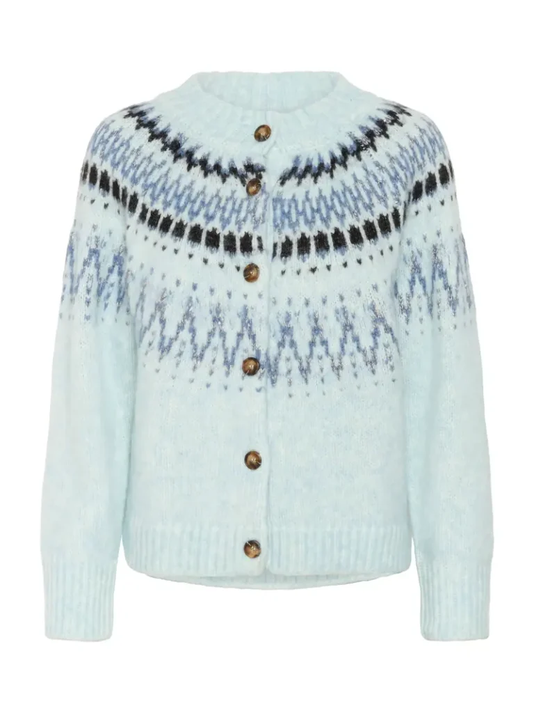Saint Tropez Megna Fair Isle Round Neck Cardigan Christmas jumper from John Lewis