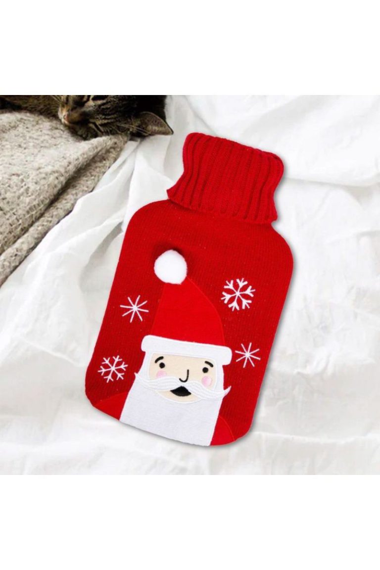 Santa Claus in Hot Water Bottle & Knitted Cover Christmas jumper from Debenhams