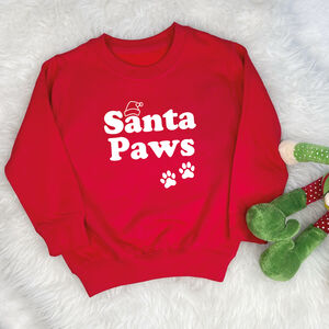 Santa Paws Kids Christmas Jumper from Not On The High Street