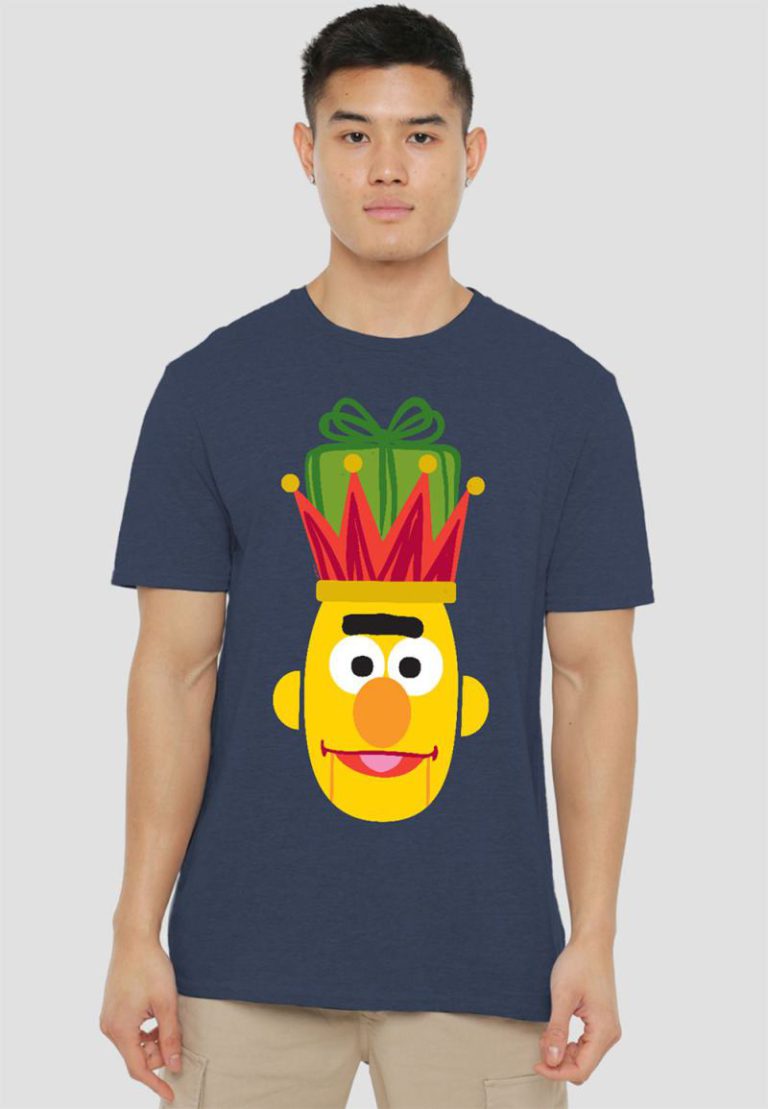 Sesame Street Christmas Nutcracker Bert T-Shirt, Navy from Debenhams
