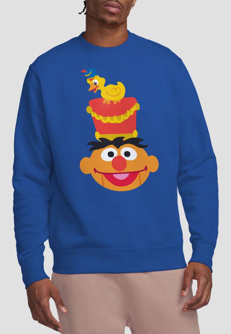 Sesame Street Christmas Nutcracker Ernie Sweatshirt, Royal from Debenhams