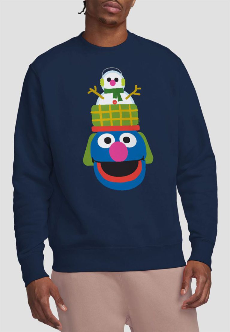 Sesame Street Christmas Nutcracker Grover Sweatshirt, Navy from Debenhams