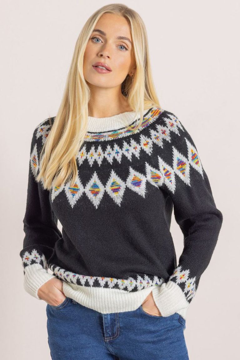 Shimmer Fairisle Christmas Jumper from Debenhams