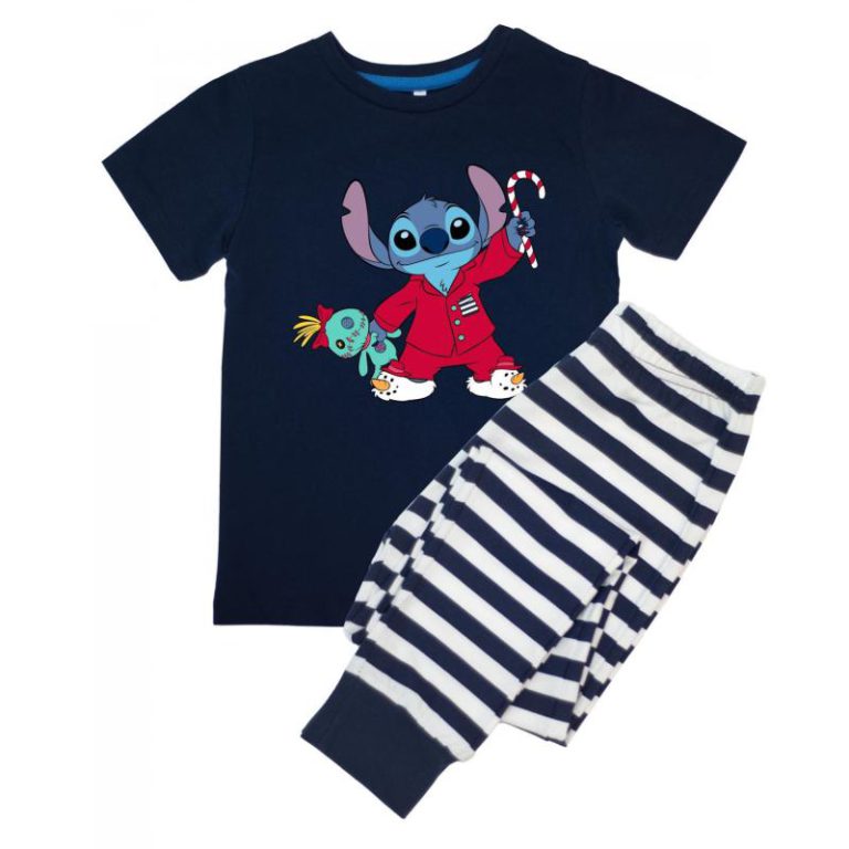 Short-Sleeved Christmas Long Pyjama Set from Debenhams
