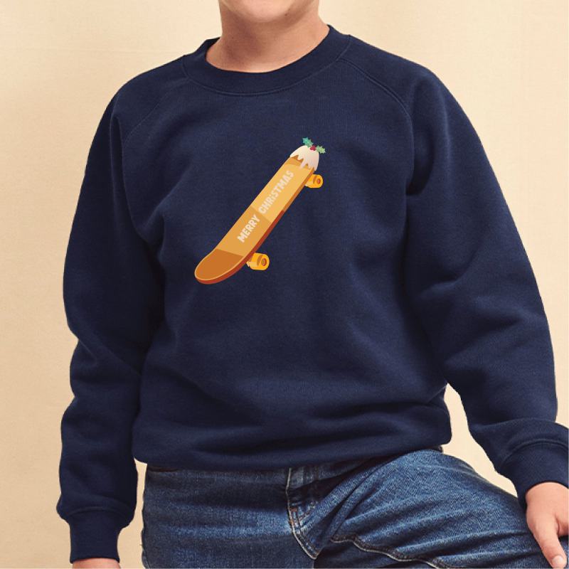 Skateboard Christmas Jumper from Debenhams