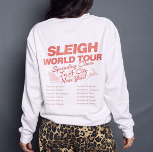 Sleigh World Tour Santa Christmas Sweatshirt from Not On The High Street