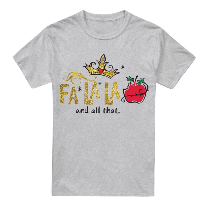 Snow White Fa La La And All That Christmas Sparkle T-Shirt Grey from Debenhams