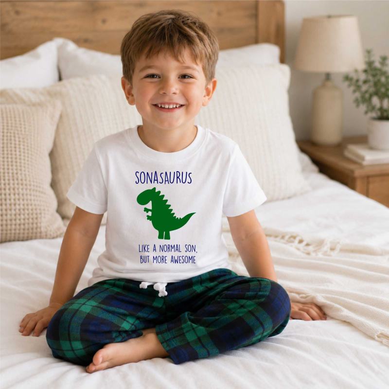 Son Dinsosaur Pyjamas Children Trouser Bottoms Pyjama Set Christmas from Debenhams