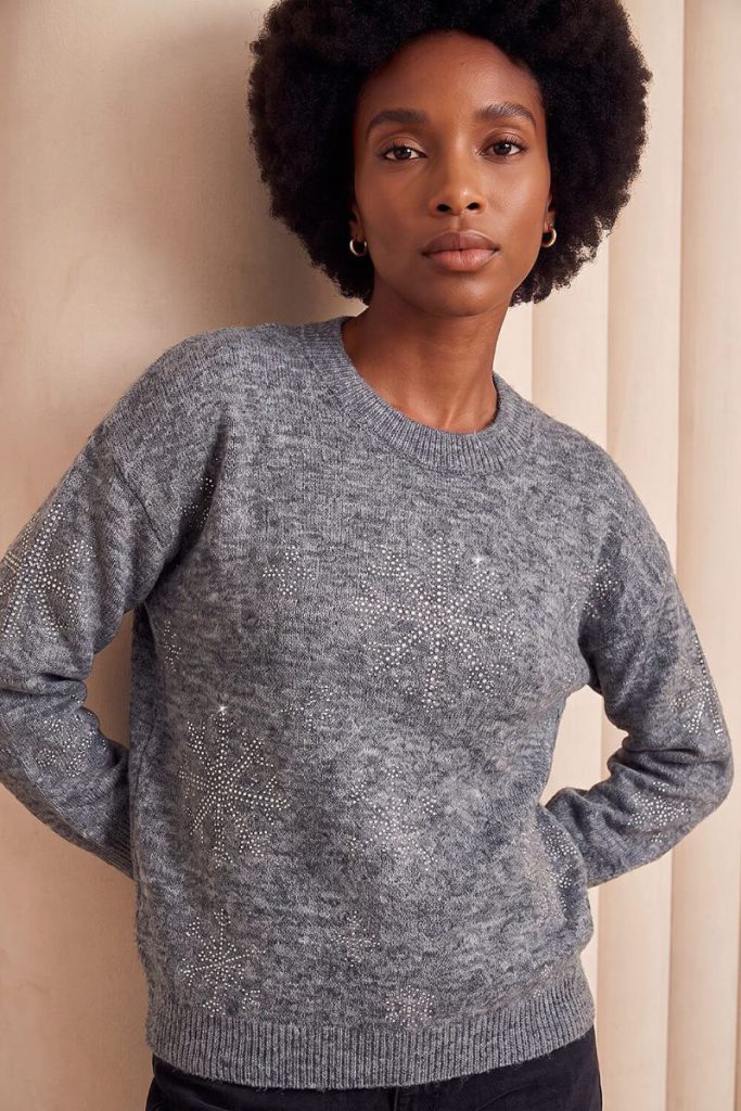 Sparkle Snowflake Jumper Christmas jumper from Debenhams