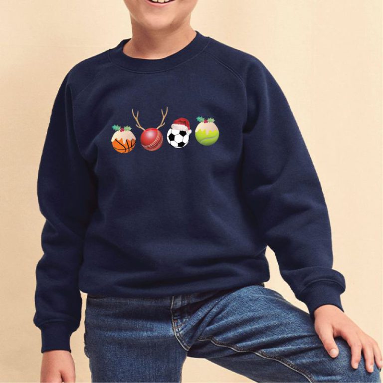 Sports Fan Kids Christmas Jumper from Debenhams