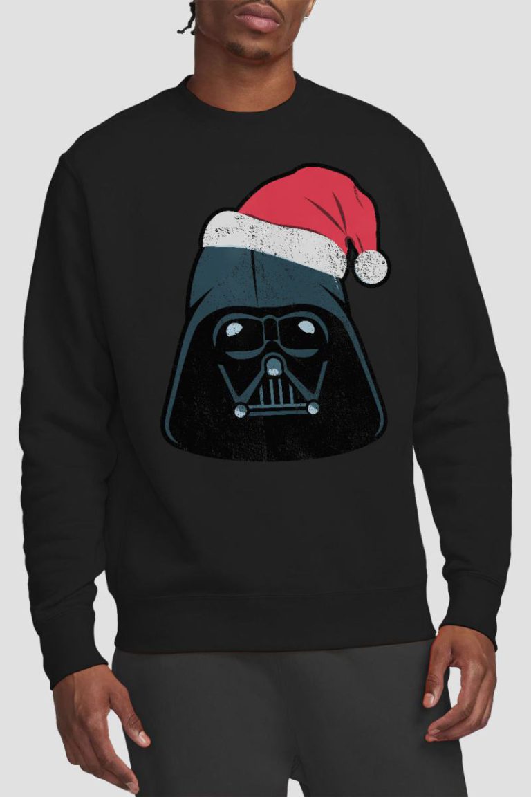 Star Wars Christmas Darth Vader Santa Sweatshirt Black from Debenhams