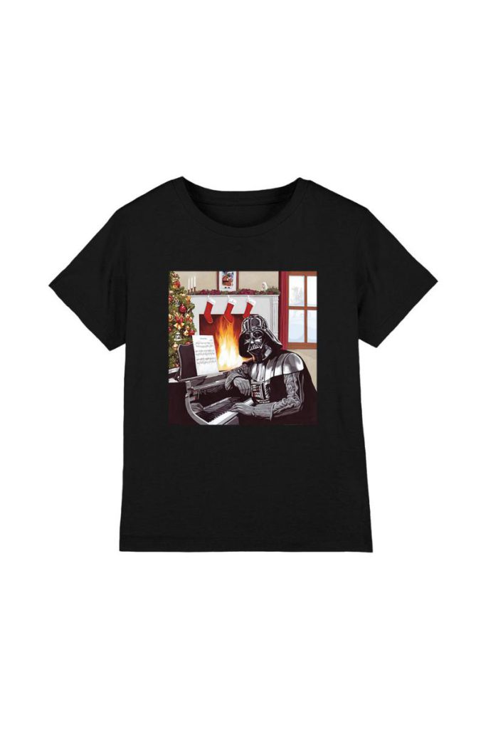 Star Wars Darth Vader Christmas Carols Kids T-Shirt Black from Debenhams