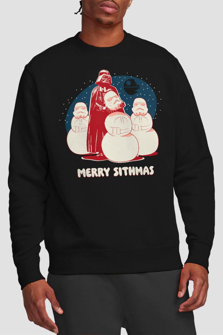 Star Wars Darth Vader Merry Sithmas Christmas Sweatshirt, Black from Debenhams