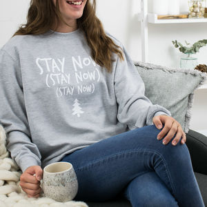 Stay Now Womens Christmas Jumper from Not On The High Street