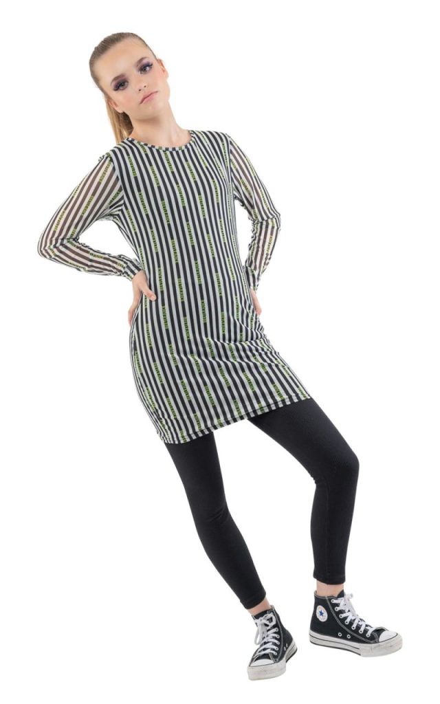 Stripes Logo Christmas Mesh Bodycon Dress from Debenhams