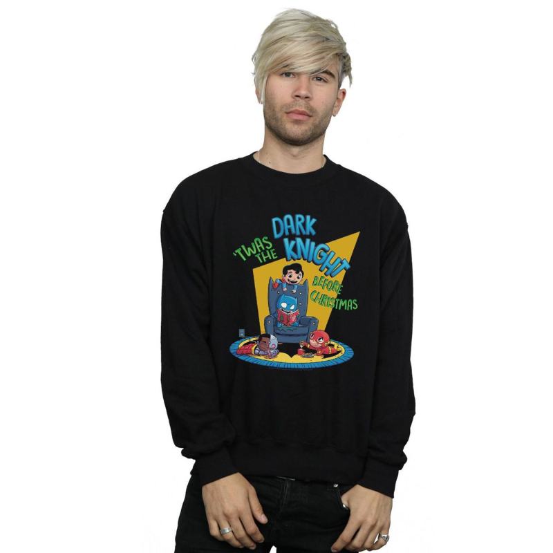Super Friends Dark Knight Before Christmas Sweatshirt from Debenhams