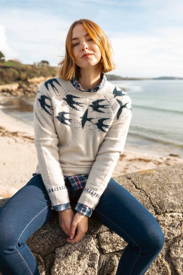 Swallows Intarsia Fair Isle Jumper Christmas jumper from Debenhams