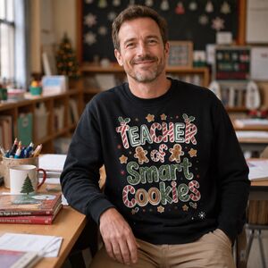 Teacher Of Smart Cookies Black Christmas Jumper from Not On The High Street