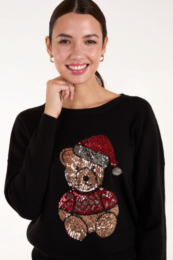 Teddy Bear Christmas Jumper from Boohoo