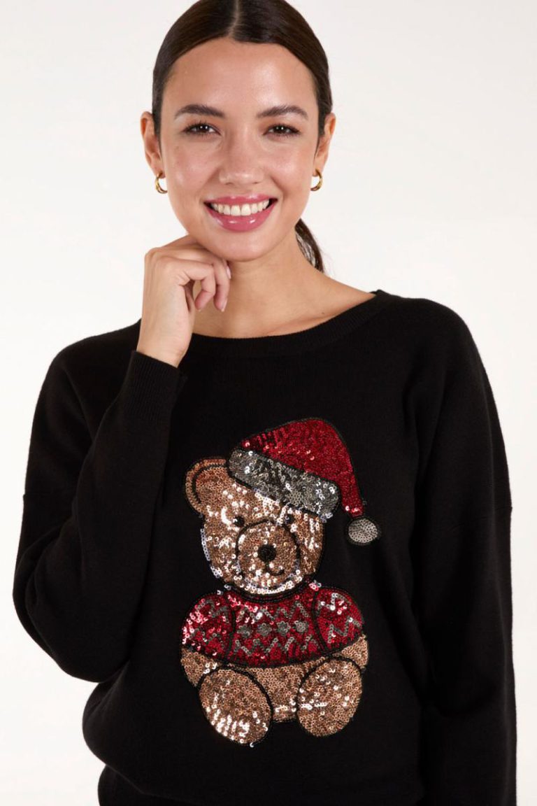 Teddy Bear Christmas Jumper from Boohoo