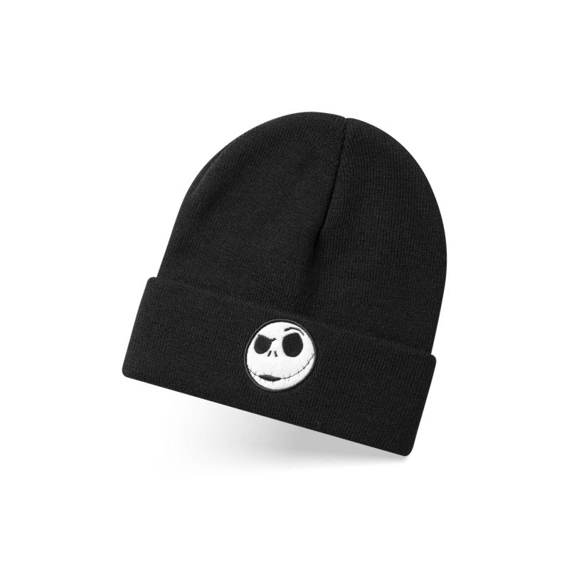The Nightmare Before Christmas Disney Adult Black Beanie Hat from Debenhams