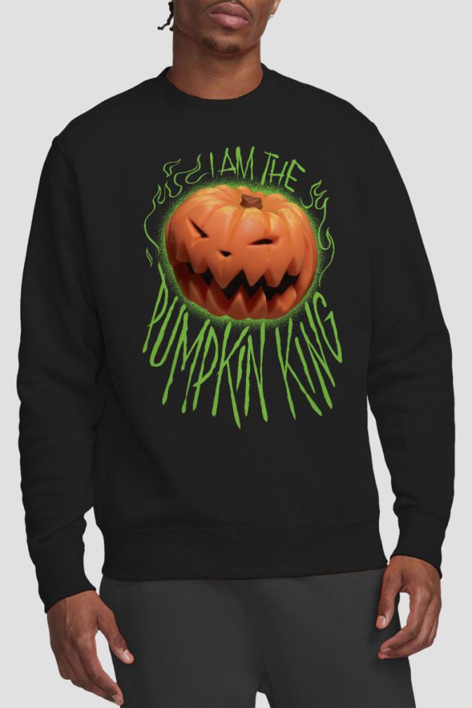 The Nightmare Before Christmas I Am The Pumpkin King Sweatshirt Black from Debenhams
