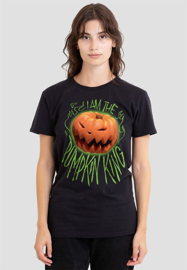 The Nightmare Before Christmas I Am The Pumpkin King T-Shirt, Black from Debenhams