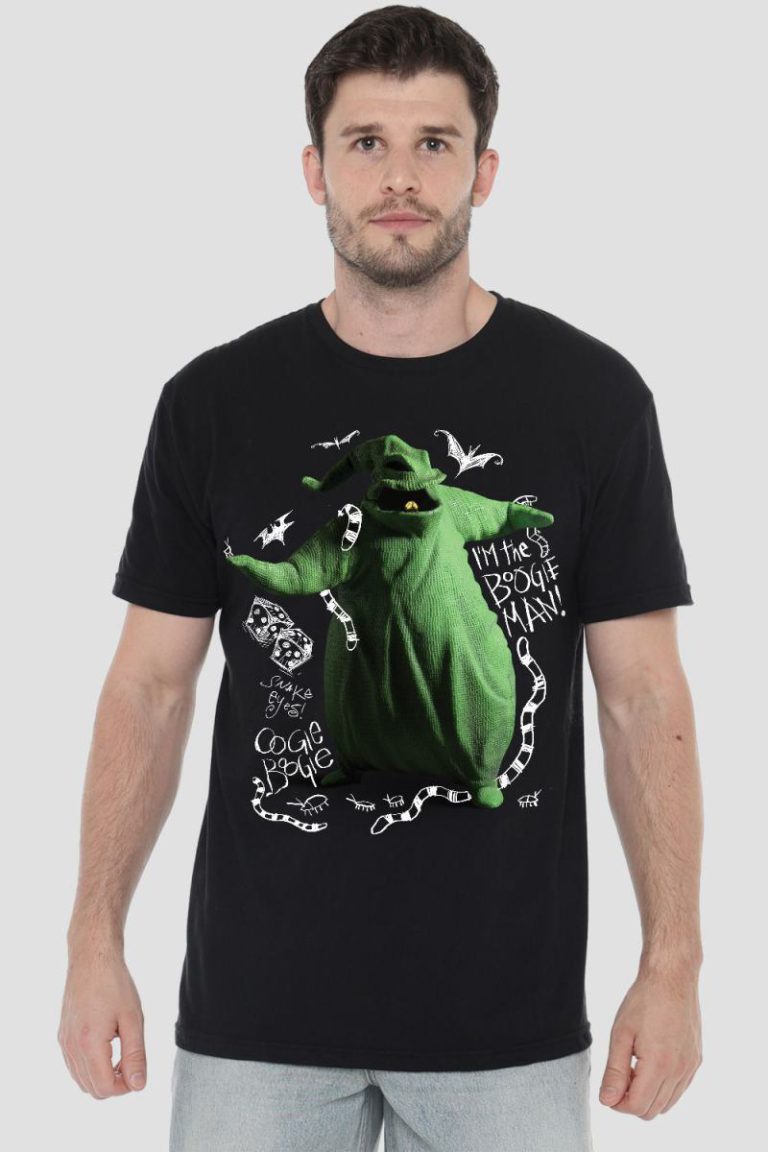 The Nightmare Before Christmas I'M Oogie Boogie Mens T-Shirt Black from Debenhams