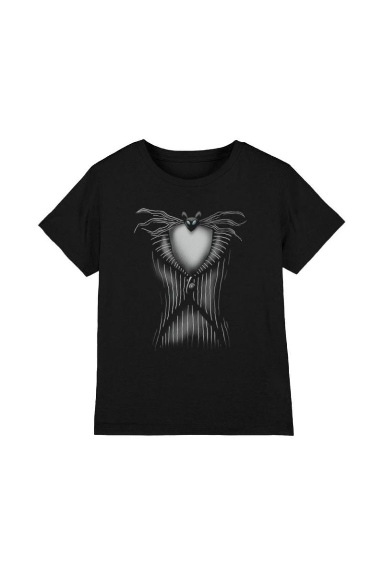 The Nightmare Before Christmas Jack Costume Kids T-Shirt Black from Debenhams