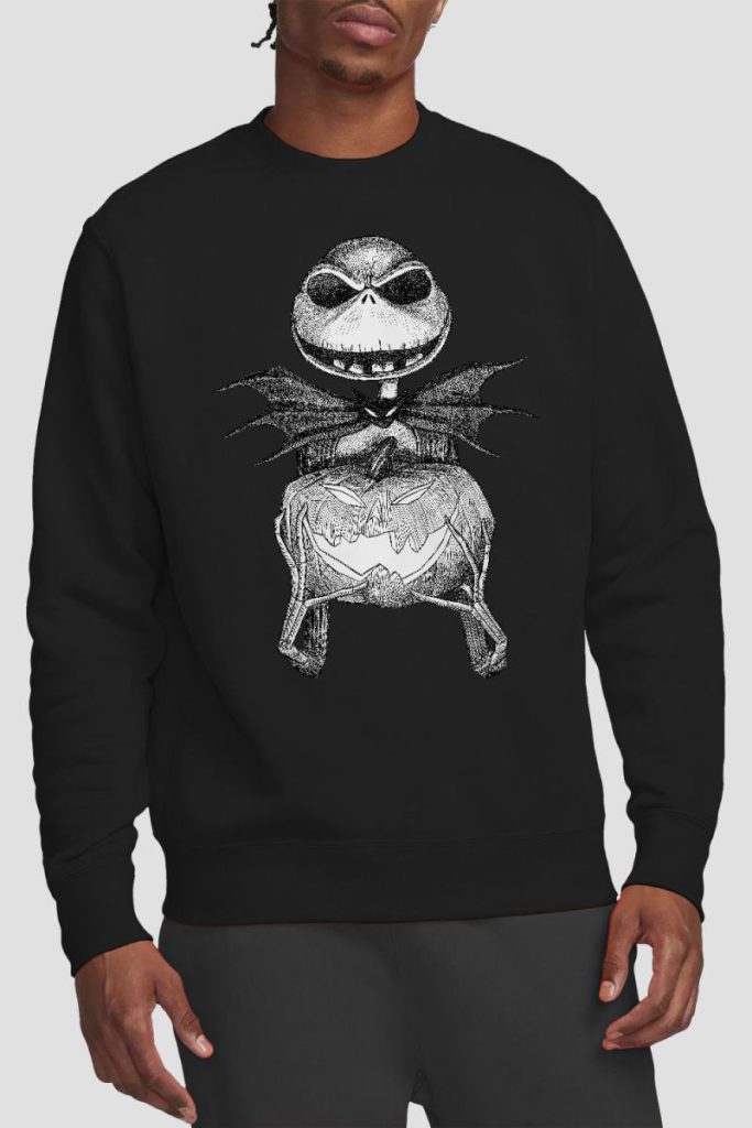 The Nightmare Before Christmas Jack Pumpkin Sketch Sweatshirt Black from Debenhams