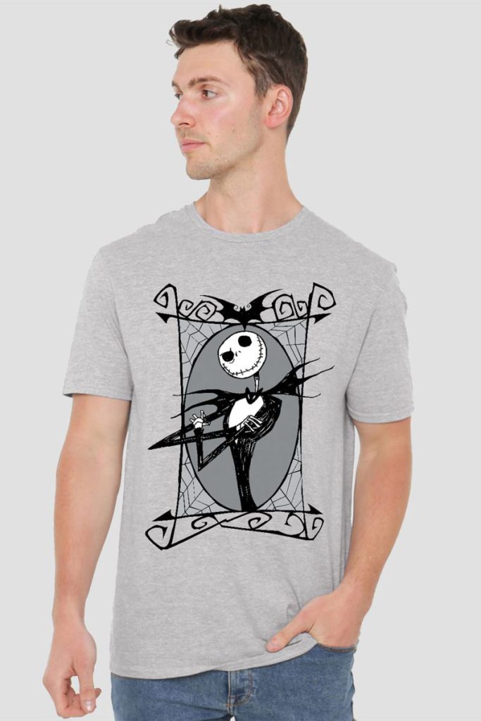 The Nightmare Before Christmas Jack Skellington Frame T Shirt, Athleti from Debenhams