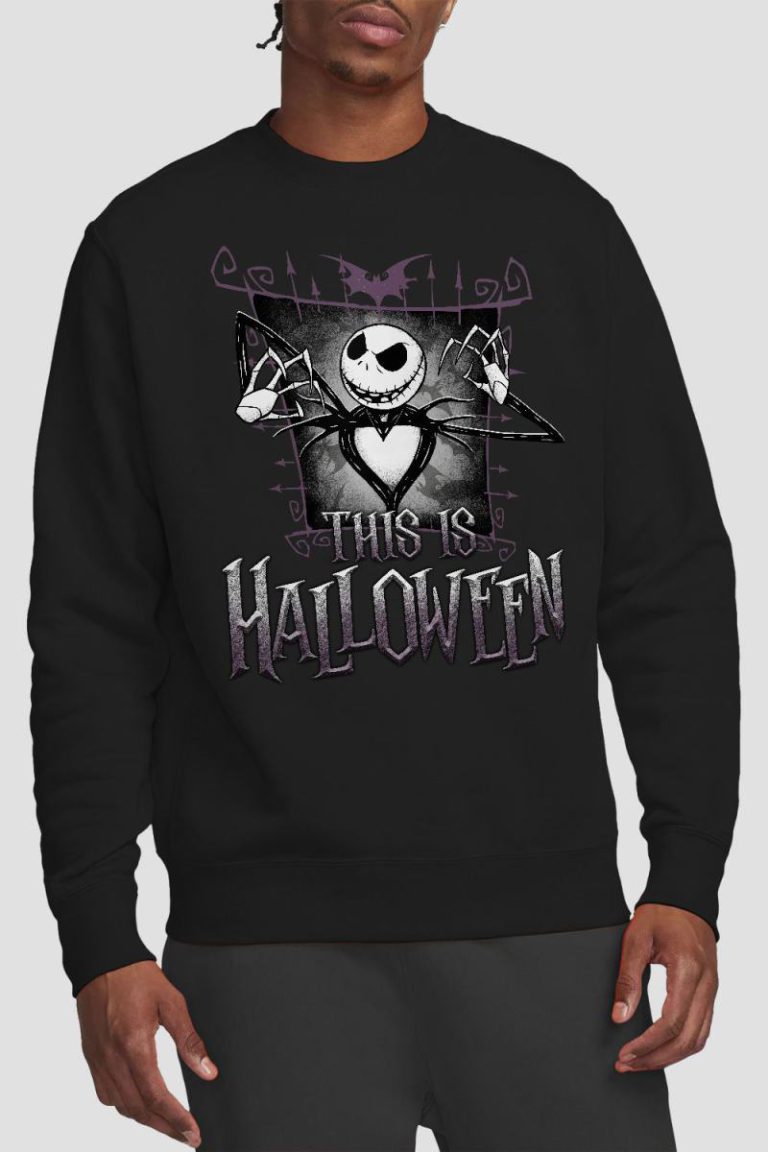The Nightmare Before Christmas Jack This is Halloween Sweatshirt Black from Debenhams