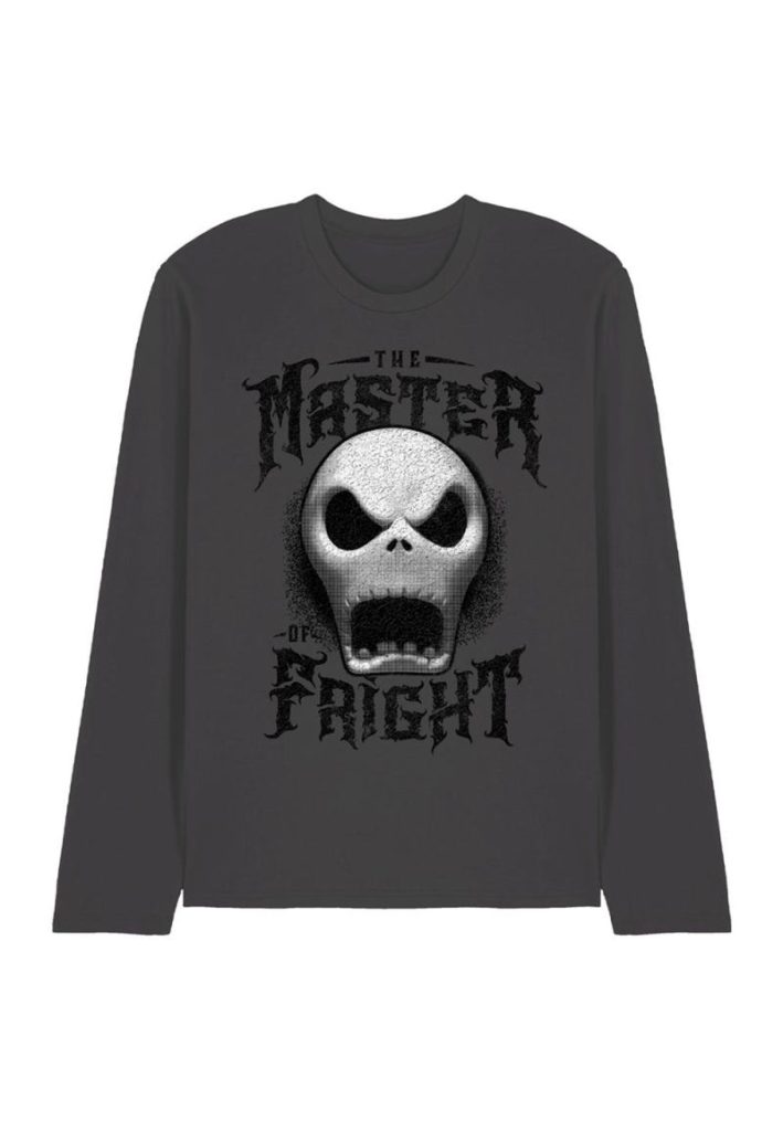 The Nightmare Before Christmas Master Of Fright Scream Long Sleeve T-Shirt, Charcoal from Debenhams