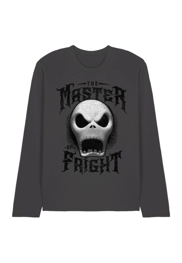 The Nightmare Before Christmas Master Of Fright Scream Long Sleeve T-Shirt, Charcoal from Debenhams