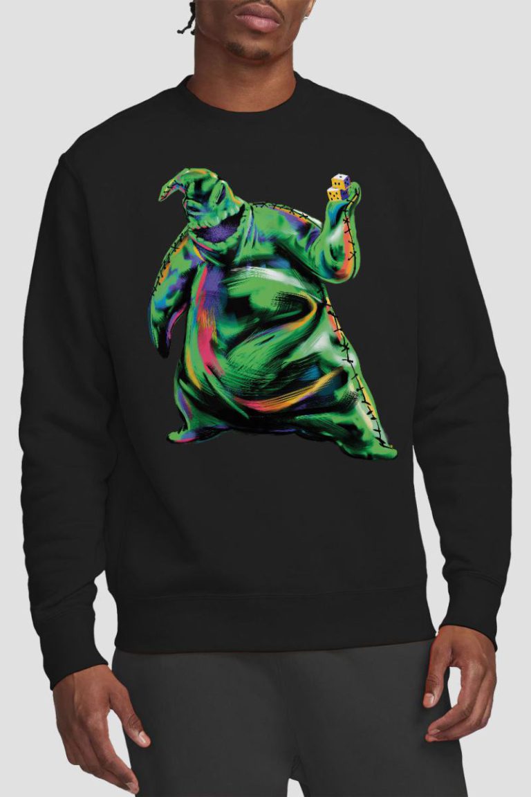 The Nightmare Before Christmas Painted Oogie Boogie Sweatshirt Black from Debenhams