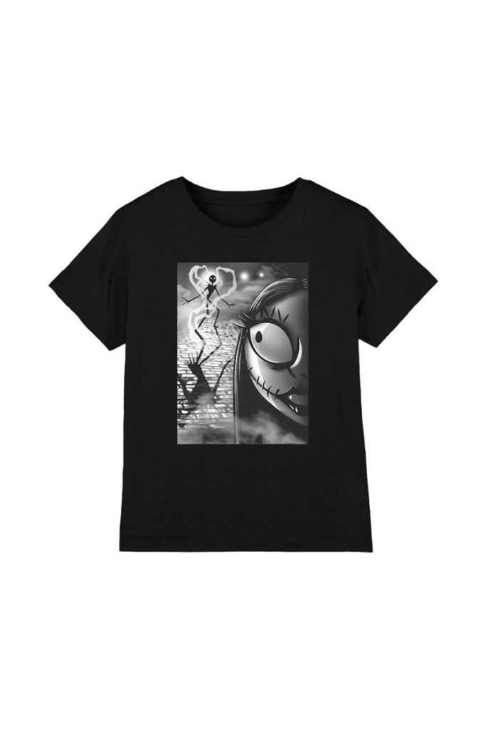 The Nightmare Before Christmas Sally Close Up Kids T-Shirt Black from Debenhams