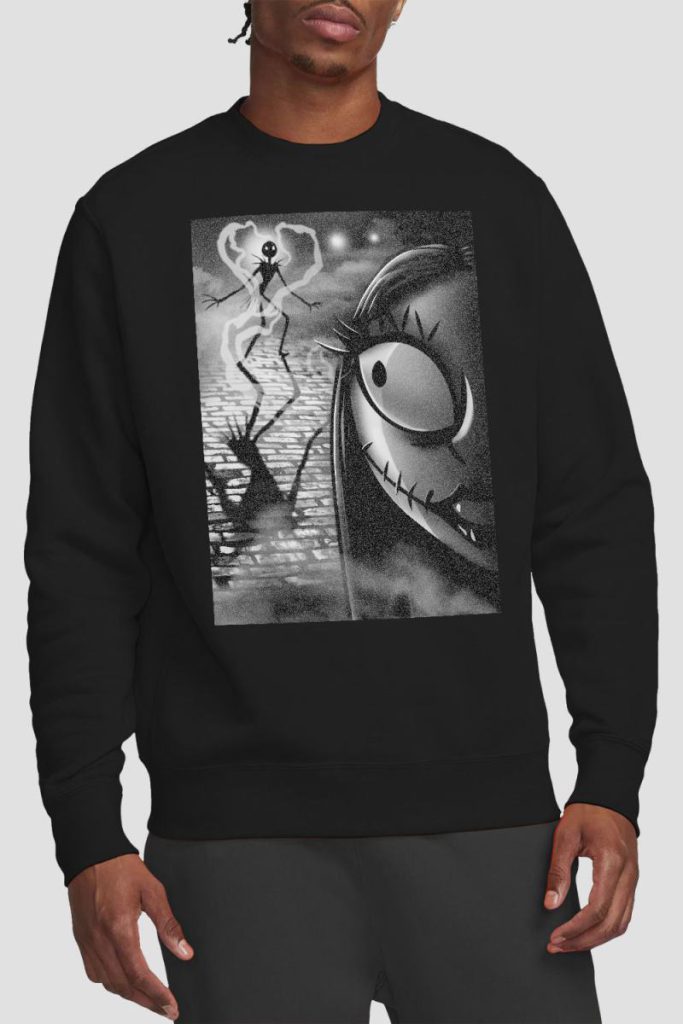 The Nightmare Before Christmas Sally Close Up Sweatshirt Black from Debenhams