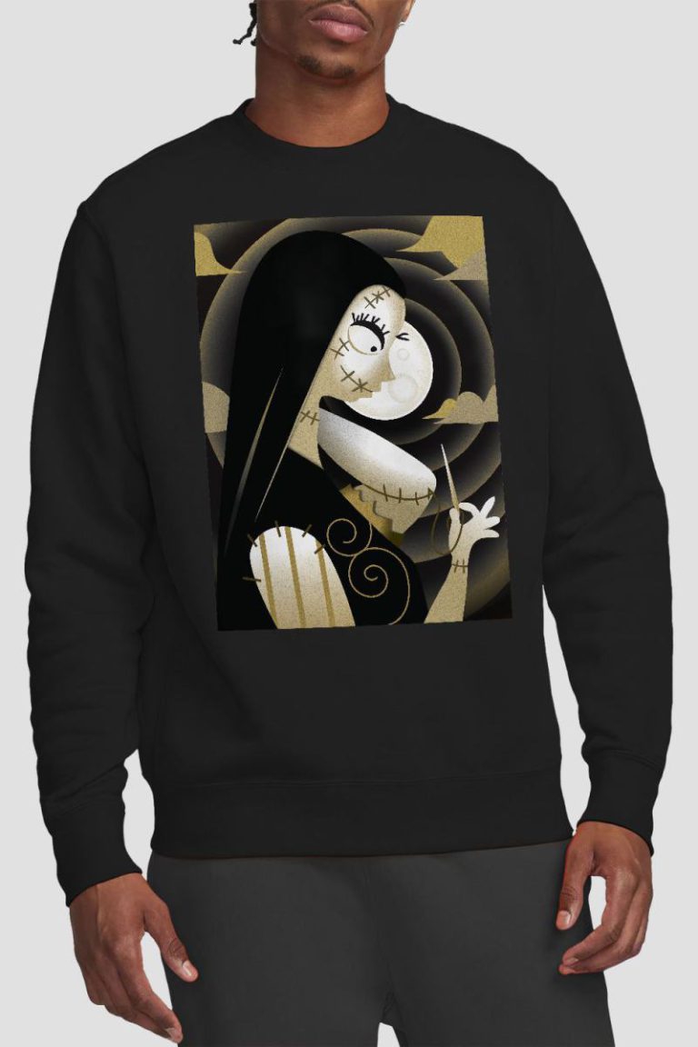 The Nightmare Before Christmas Sally Shaded Sweatshirt Black from Debenhams