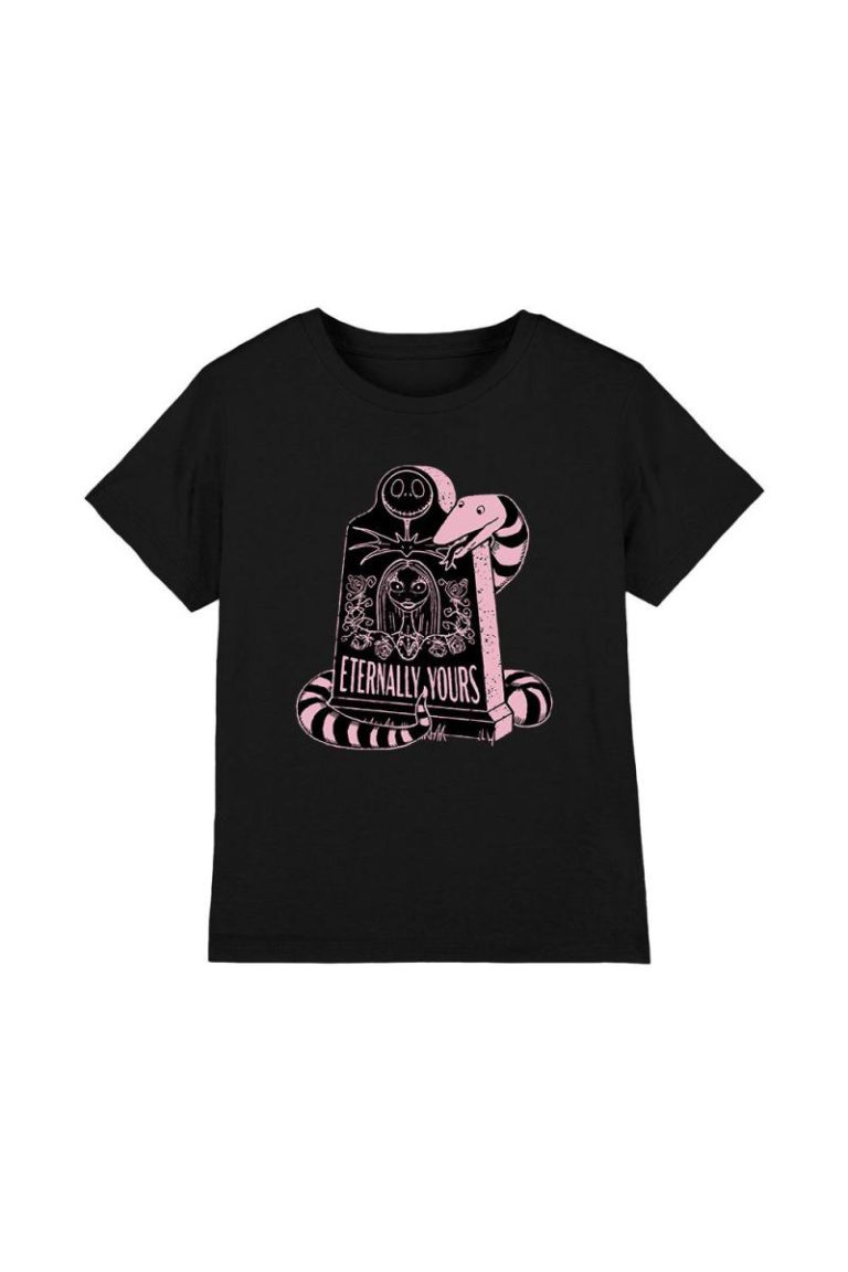 The Nightmare Before Christmas Valentine, Eternally Yours Kids T-Shirt Black from Debenhams