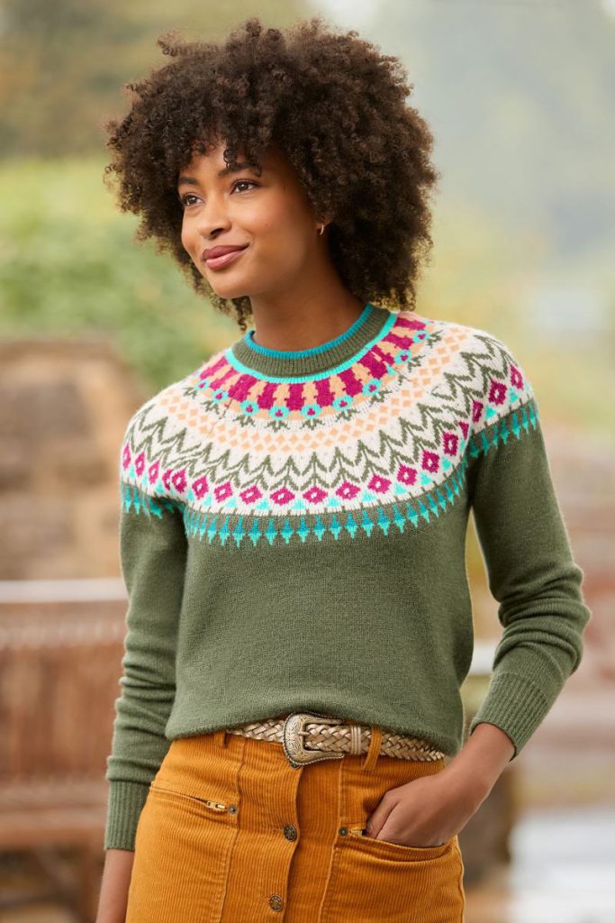 Tilly Floral Fairisle Jumper Christmas jumper from Debenhams