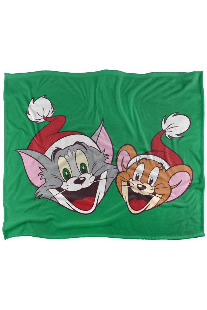 Tom And Jerry Best Pals Christmas Santa Hats Silky Touch Super Soft Th from Debenhams