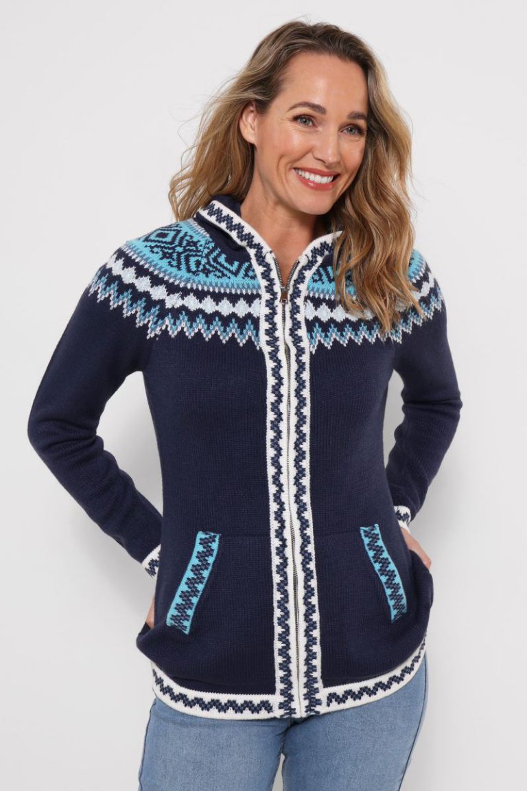 Trinnie Fairisle Zip Through Hooded Jumper Christmas jumper from Debenhams