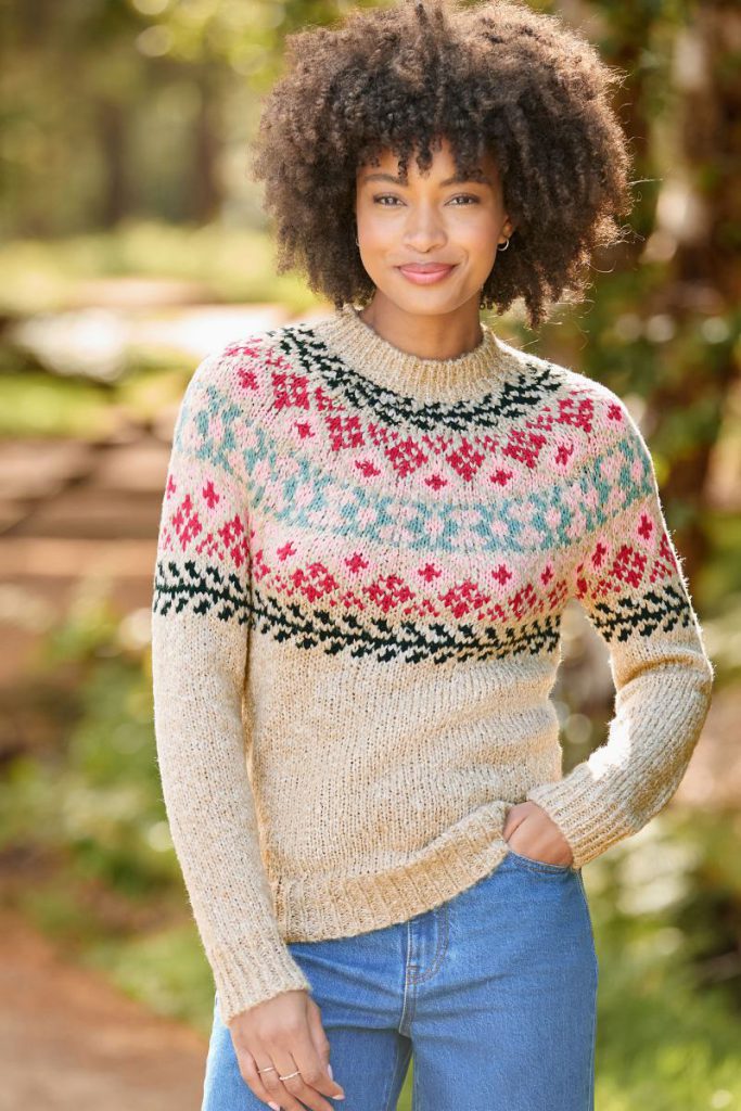 Trinnie Floral Fairisle Jumper Christmas jumper from Debenhams